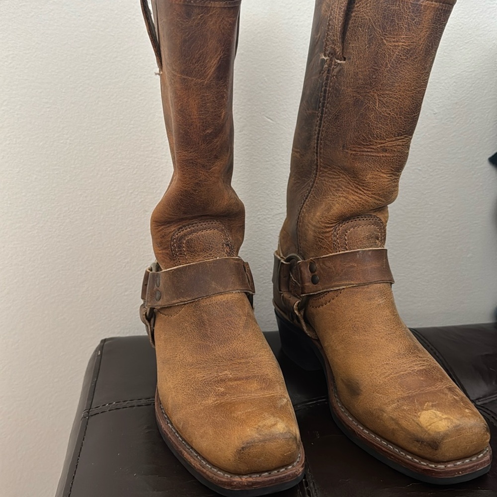Frye Harness Boots.